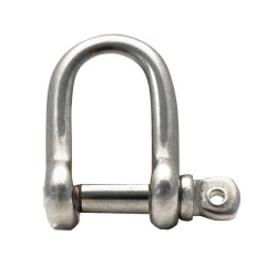 Talamex - 316 Stainless Forged D Shackle - 8mm - 08.556.108