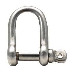 Talamex - 316 Stainless Forged D Shackle - 10mm - 08.556.110