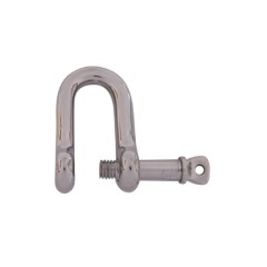 Talamex - 316 Stainless Forged Captive Pin D Shackle - 6mm - 08.556.206