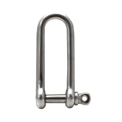 Talamex - 316 Stainless Forged Long D Shackle - 6mm - 08.557.006