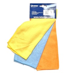 Talamex - Microfibre Cleaning Cloths - Pack of 3 - 33.350.110