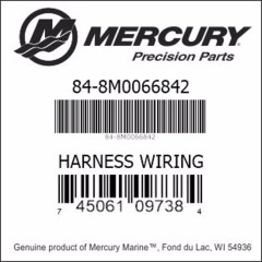 Mercury - HARNESS WIRING - Quicksilver - 8M0066842