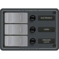 Blue Sea - 3 Position Panel - Slate Gray - PN. 8054