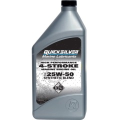 Quicksilver Synthetic 4 Stroke Outboard Oil 25W50 1L - Verado - 92-8M0096256