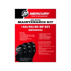 Mercury - SERVICE KIT 40-60HP 4S (300 Hour) BigFoot/Command Thrust Gearcase Only - Quicksilver - 8M0090559