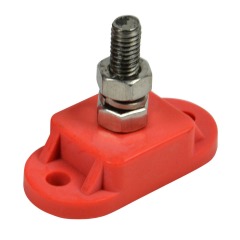 BEP - INSULATED STUDS Single 1X6MM Positive RED (BULK) - IS-6MM-1R