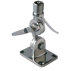Pacific Aerials - Mount For Seamaster Pro 'No Cable' Fold Down Type Stainless Steel