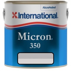 International Micron 350 Antifoul - 2.5L - Dover white