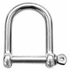 Talamex - STAINLESS STEEL D-SHACKLE WIDE PIN 8MM - 08.556.238