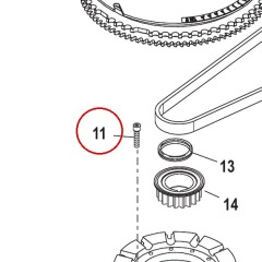Mercury - SCREW (M5 x 30) - Quicksilver - 10-4013930