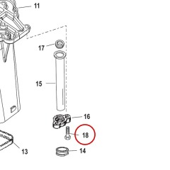 Mercury - SCREW (M8 x 45) - Quicksilver - 10-889833045