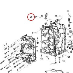 Mercury - BOLT - Quicksilver - 10-8M0098607