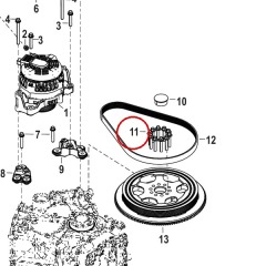 Mercury - Screw (M8x42) Hx Flg Head - Quicksilver - 10-8M0142384