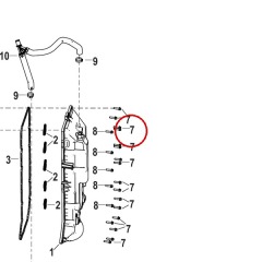 Mercury - Screw (M6x25mm) - Quicksilver - 10-8M0230977