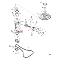 Crankshaft, Pistons and Connecting Rods