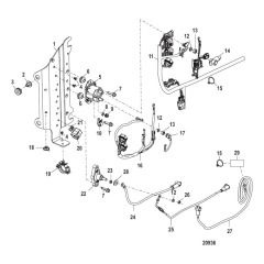 Electrical Plate Component Serial Number 1B723942 and Below