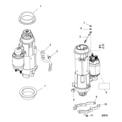 Starter Motor 1B759587 and Below