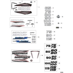 Decals-Top Cowl