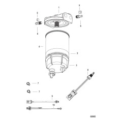 Water Separating Fuel Filter Kit With WIF Sensor