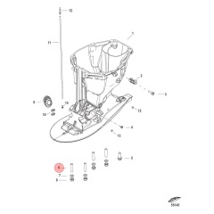 Mercury - STUD (M12 x 1.75 x 52) - Quicksilver - 16-8M0070951