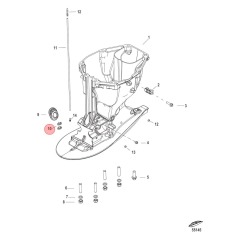 Mercury - CLAMP - Quicksilver - 54-818557001