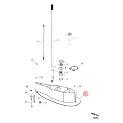 Mercury - SPACER Driveshaft Housing X-Long - Quicksilver - 8M0105088