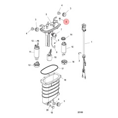 Mercury - SCREW - Quicksilver - 10-880596513