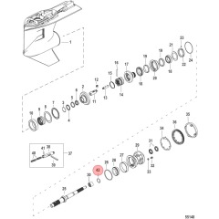 Mercury - WASHER .020 - Quicksilver - 12-8M0050423