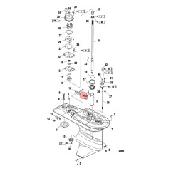 MerCruiser - SCREW (M6 x 40) - EFI - 10-4000333