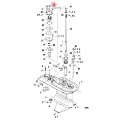 Mercury - SCREW (M6 x 30) - Quicksilver - 10-82684430