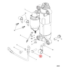 Mercury - SCREW (M8X45) - Quicksilver - 10-88552645