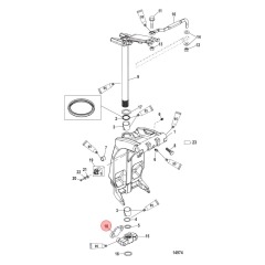 Mercury - BUMPER Bottom Yoke - Quicksilver - 11288001