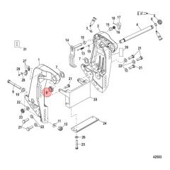 Mercury - NUT (.875-14) - EFI - 11-826164