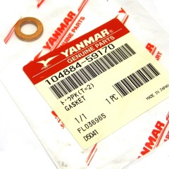 YANMAR Copper washer 'Heavy' 104884-59170 - GM series 1GM 2GM 3GM Fuel or Oil system 