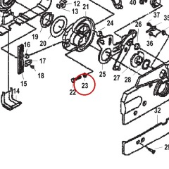 Mercury - NUT Stainless Steel - EFI - 11-16081