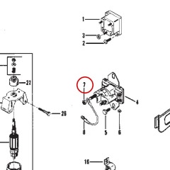 Mercury - Nut (.250-20) - Quicksilver - 11-64015