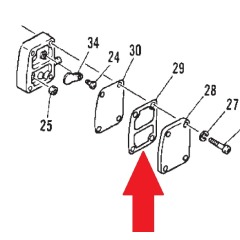 Mercury Mariner - FUEL PUMP GASKET 6C 8C - Quicksilver - 27-11496T