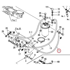 Yanmar - Pipe,Fuel Oil - 119593-59133