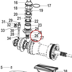 Mercury - WASHER - Quicksilver - 12-8M0062703