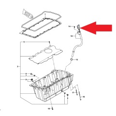 Yanmar - Dipstick Oil 4BY180 - 120640-00060