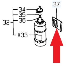 Yanmar - Bracket  Sub-Tank - 121256-44600