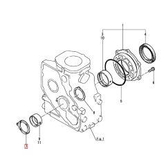 YANMAR - Crank Thrust Bearing (front) 1GM10 - 128170-02090 