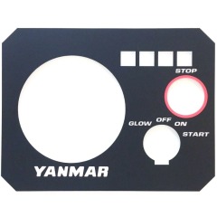 Yanmar Panel Replacement Stcker - B Type - 129271-91120E
