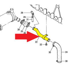 Yanmar - Pipe A - 129495-49010