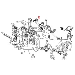 Yanmar - Harness Ecu A - 129677-77130