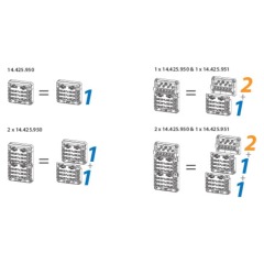 Talamex - MODULAR FUSEBLOCK 6P SCREW - 14.425.950