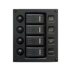 Talamex - SWITCHPANEL CURVED DESIGN 4 SWITCHES - 14.576.020