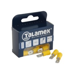 Talamex - TERM SPADE MALE 6.3MM YELLOW - 14.425.502