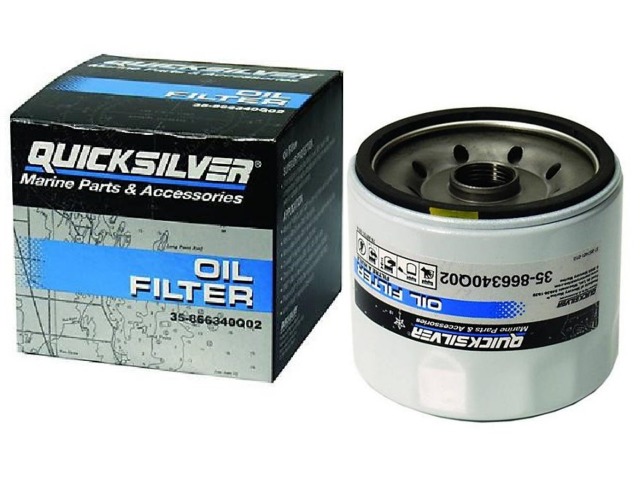 Quicksilver Oil Filter Mercruiser Gm V 8 35 866340q03 Mercruiser 5 7l 350 Mag Mpi Bottom Line Isle Of Man