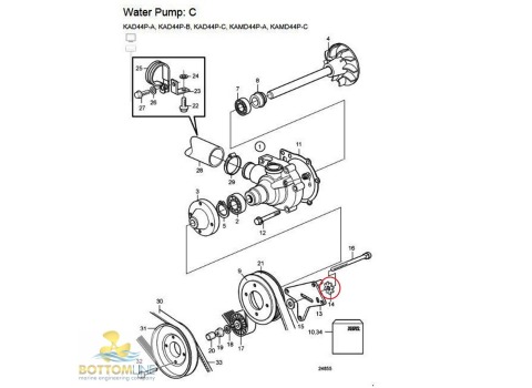 Volvo Penta Gear - Diesel inboard - KAD-300A - KAD44P - KAD32P-A